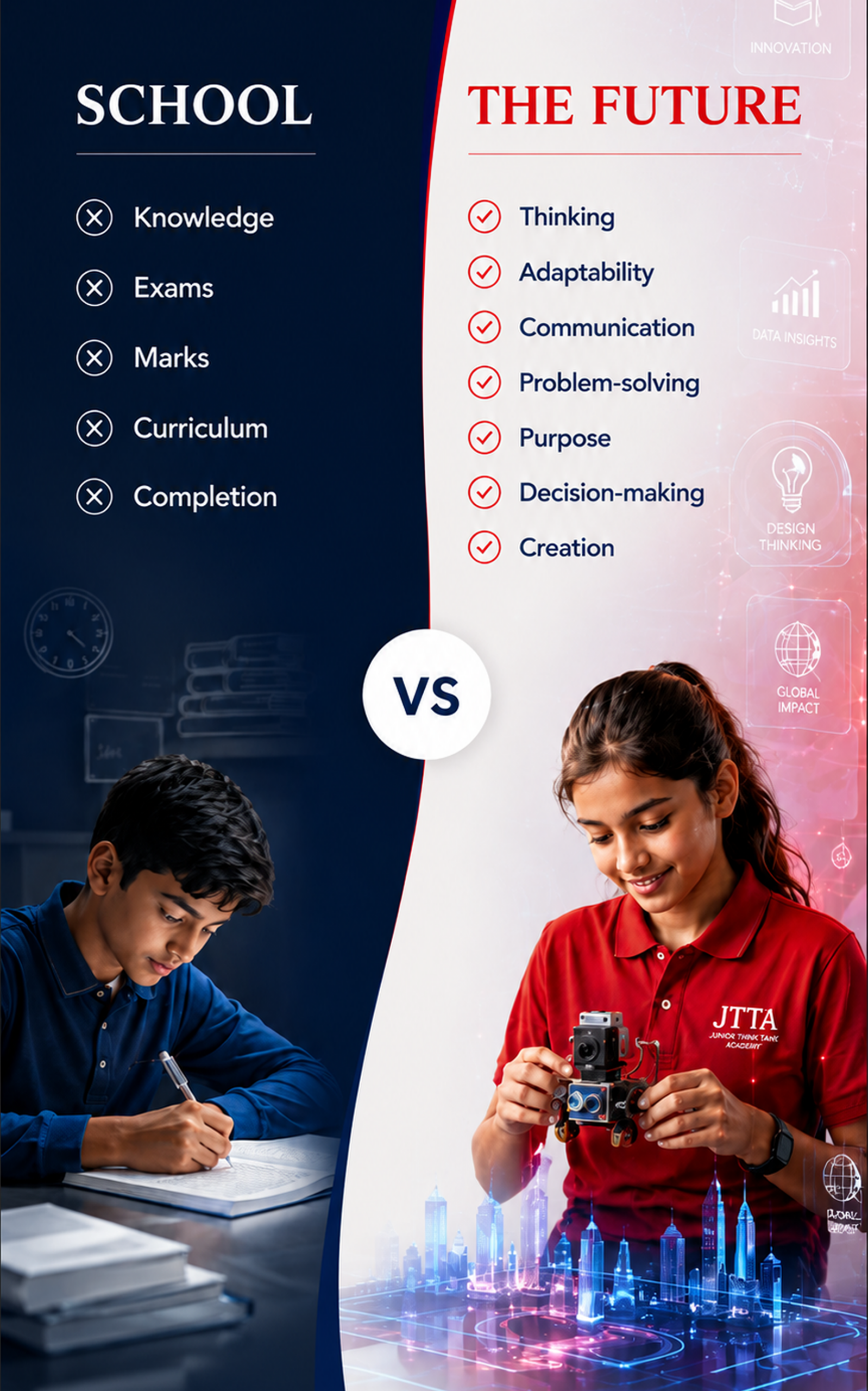 School versus the future