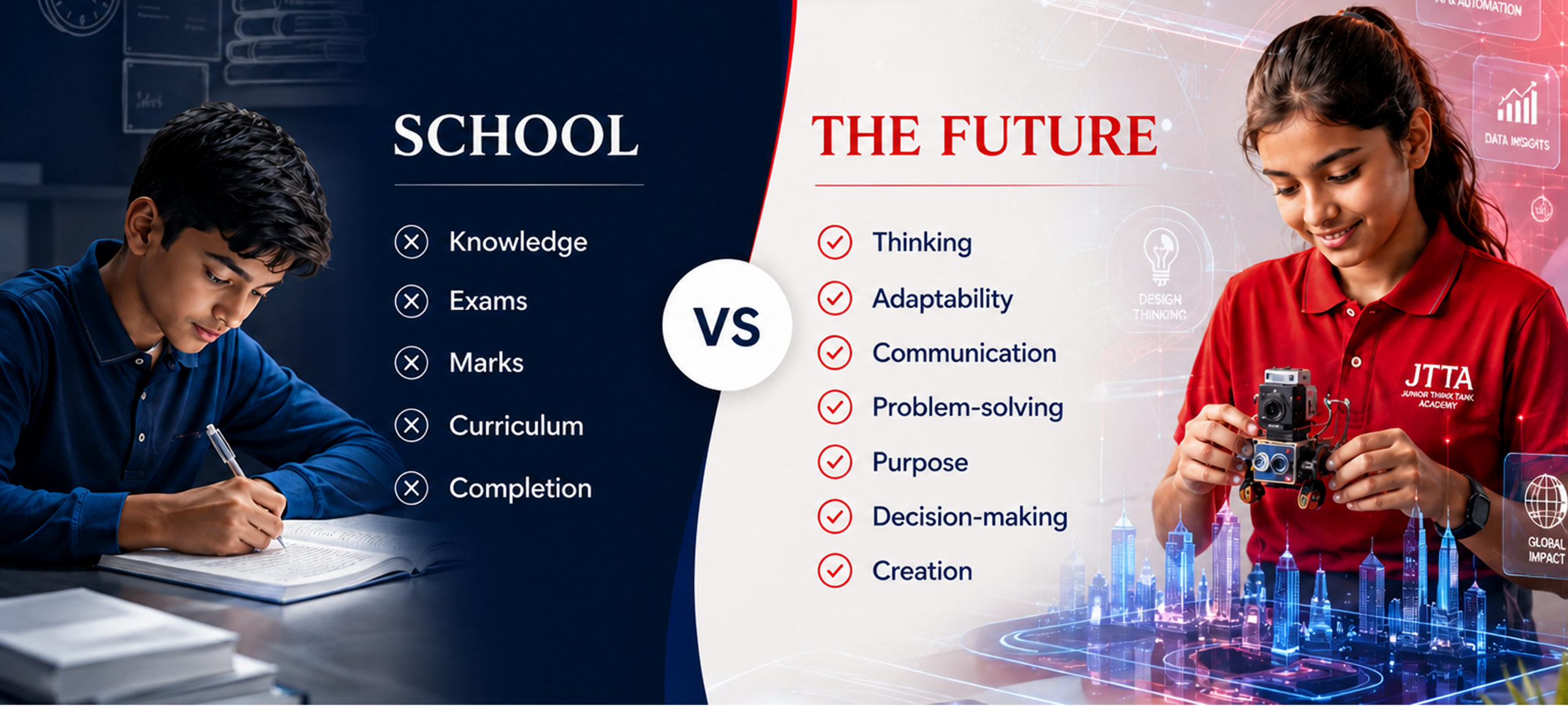 School versus the future